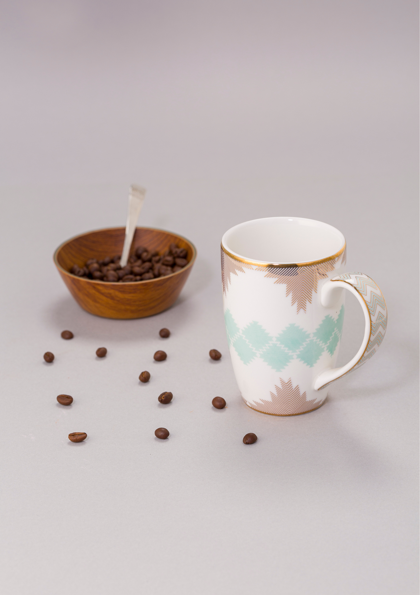 Kanzi Mug - Green and Gold premium mug