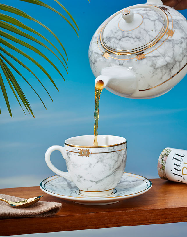 Onyx collection premium Tea Set