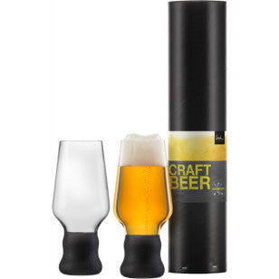 CRAFT BEER TUMBLERS - Set of 2 in gift tube