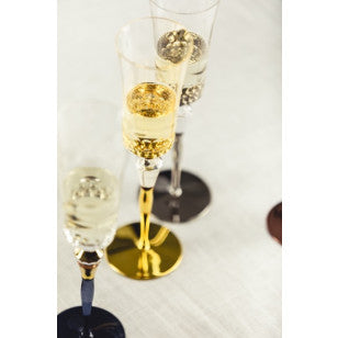 Champagne Glasses - Gold Set of 2 in a gift box