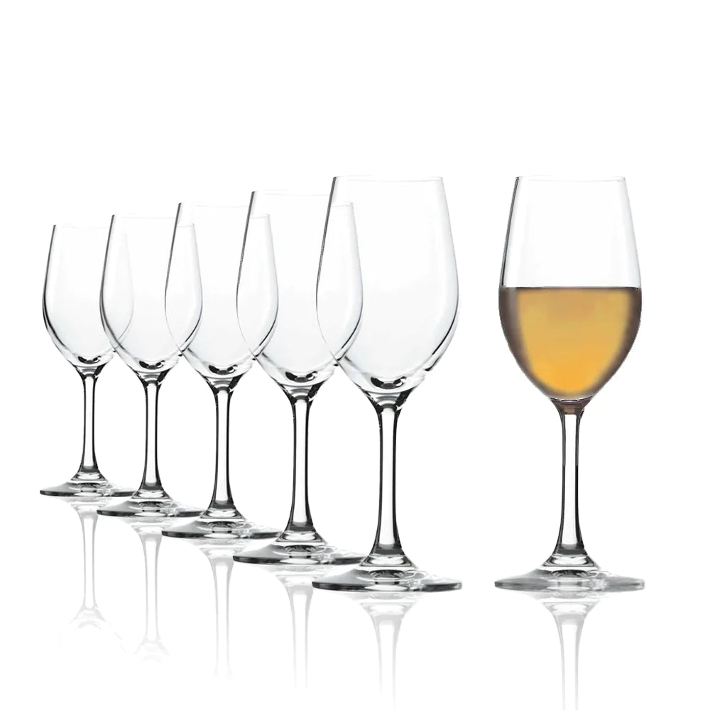 Wine goblet glass - set of 6