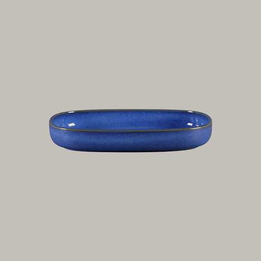 Ease Cobalt Oval Deep Plate 30 Cm