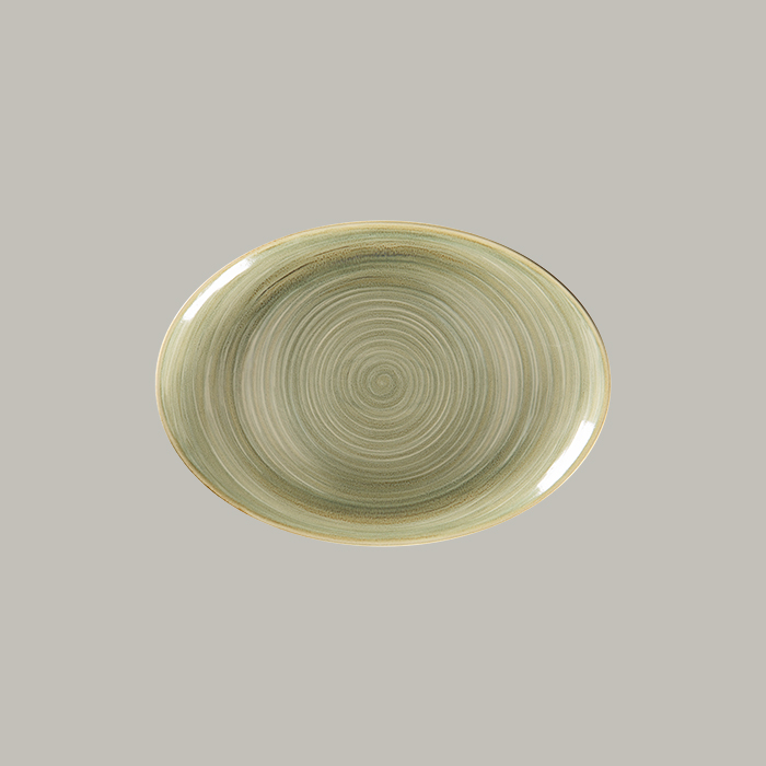 Spot Emerald Oval Platter | 32 Cm