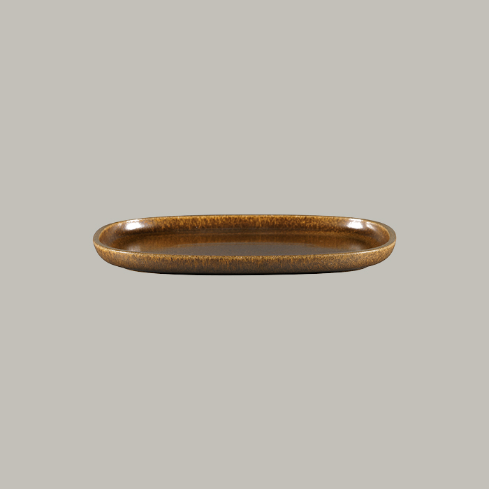 Ease Rust Oval Plate 30 Cm