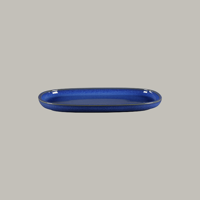 Ease Cobalt Oval Plate 30 Cm